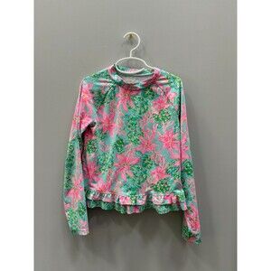 Lilly Pulitzer Ansley So Shellegant Long Sleeve Rashguard 10Y